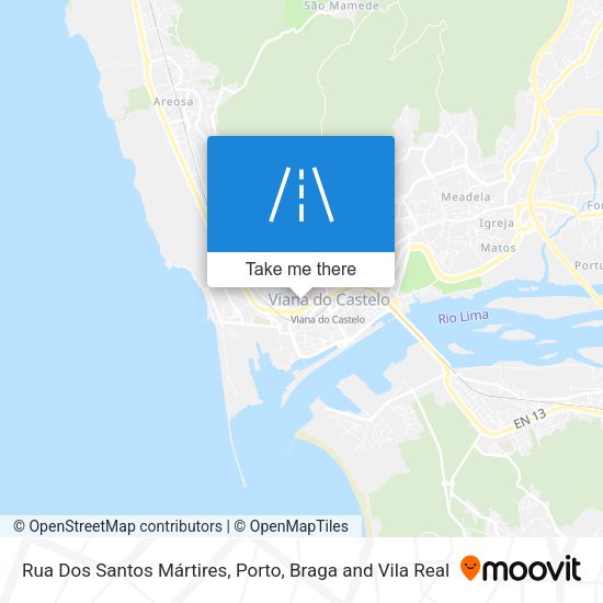 Rua Dos Santos Mártires map