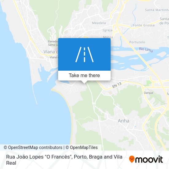 Rua João Lopes "O Francês" map
