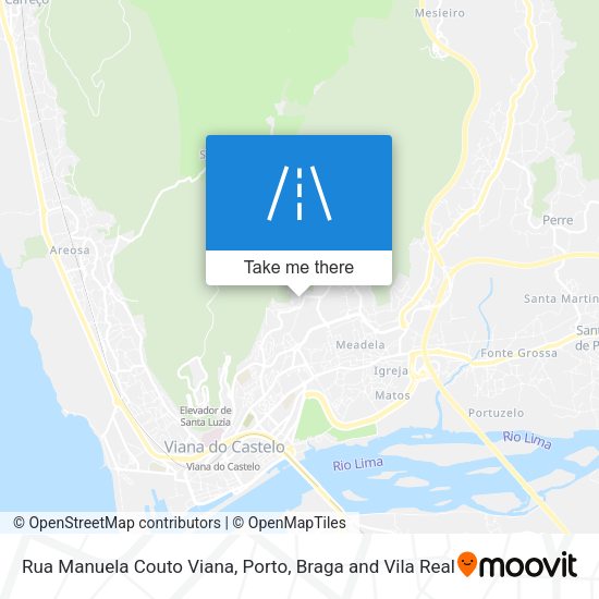 Rua Manuela Couto Viana mapa