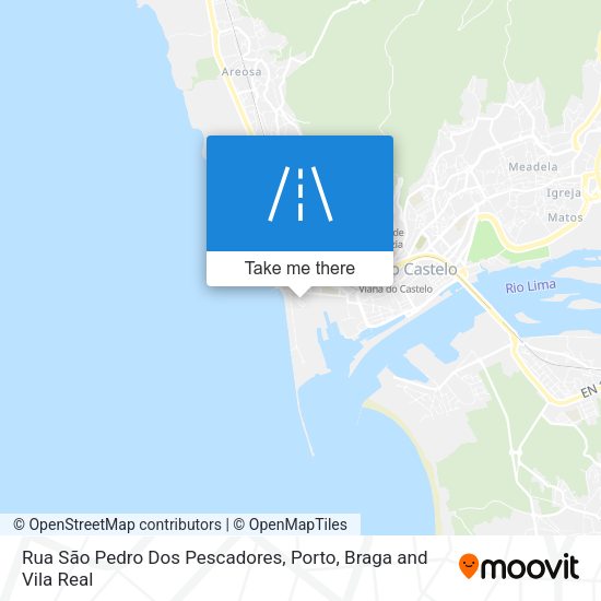 Rua São Pedro Dos Pescadores mapa