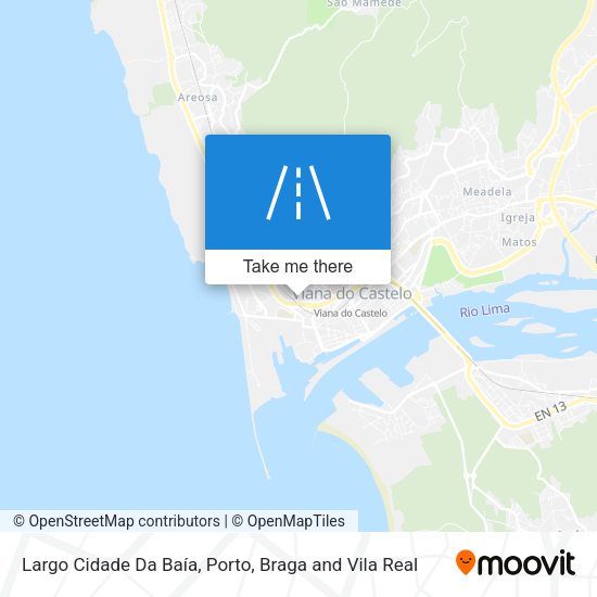 Largo Cidade Da Baía mapa