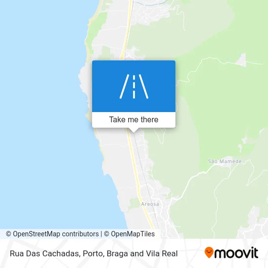 Rua Das Cachadas map