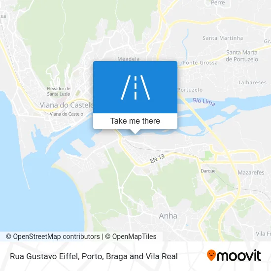 Rua Gustavo Eiffel map