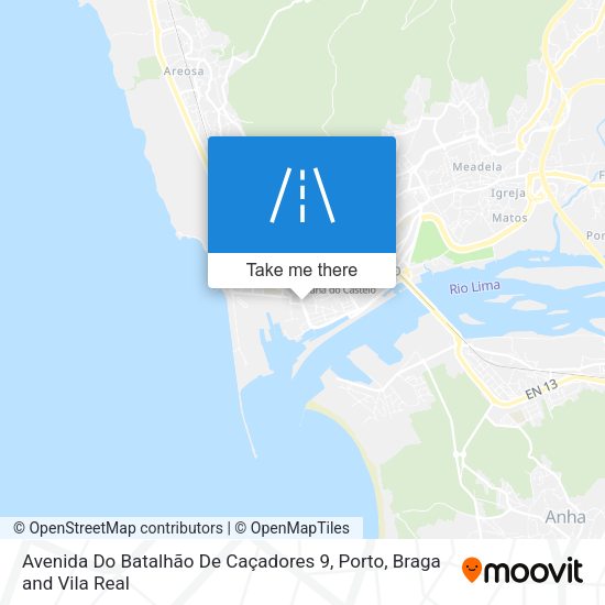 Avenida Do Batalhão De Caçadores 9 mapa