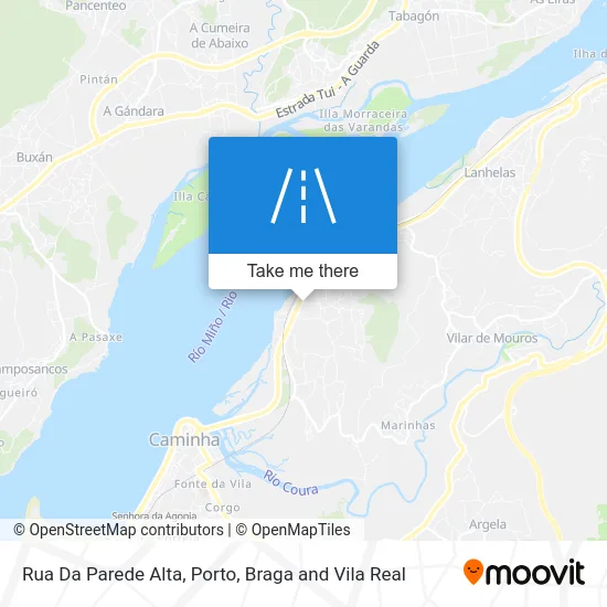 Rua Da Parede Alta map