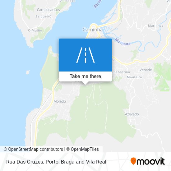 Rua Das Cruzes mapa