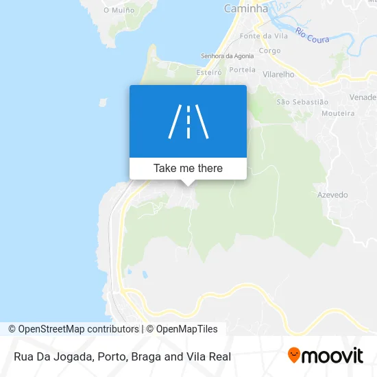 Rua Da Jogada map