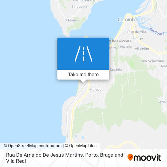 Rua De Arnaldo De Jesus Martins mapa