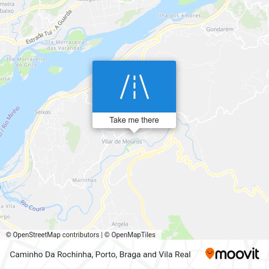 Caminho Da Rochinha mapa