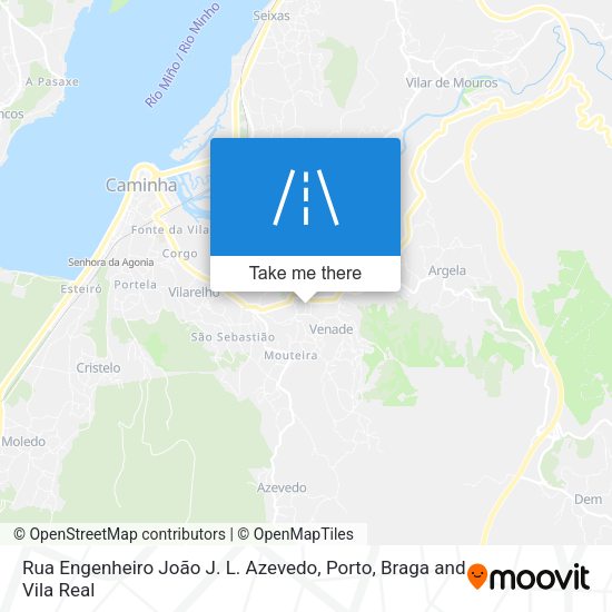 Rua Engenheiro João J. L. Azevedo mapa