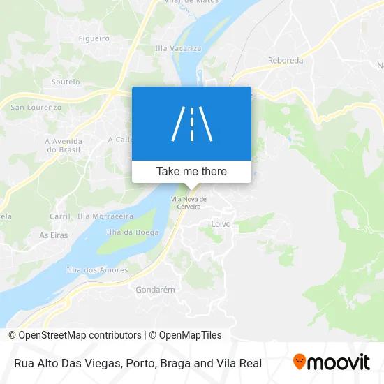 Rua Alto Das Viegas map
