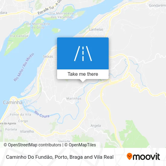 Caminho Do Fundão mapa