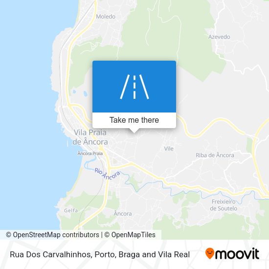 Rua Dos Carvalhinhos mapa
