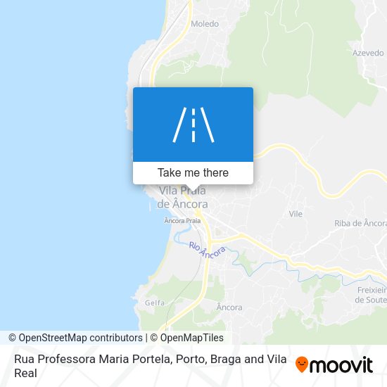 Rua Professora Maria Portela mapa