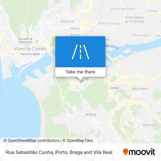 Rua Sebastião Cunha map