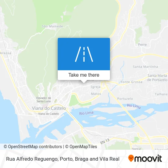 Rua Alfredo Reguengo map