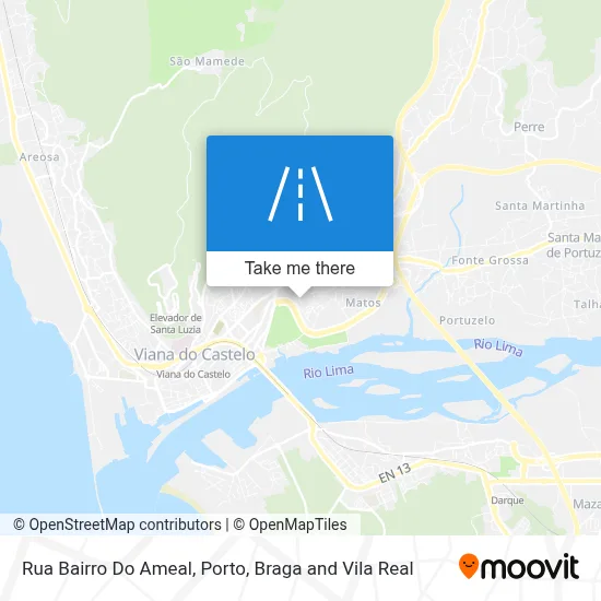 Rua Bairro Do Ameal map