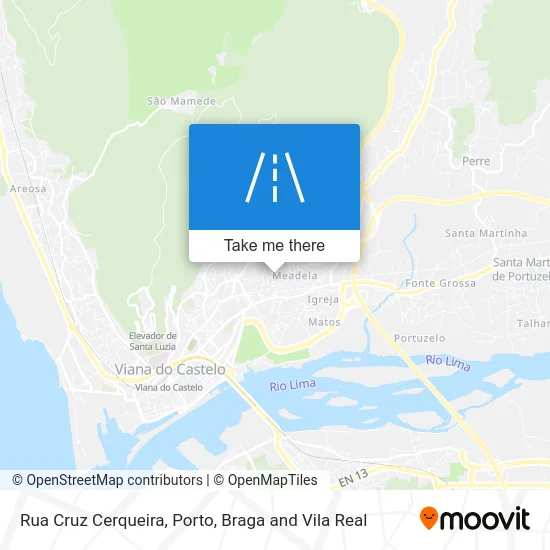 Rua Cruz Cerqueira map