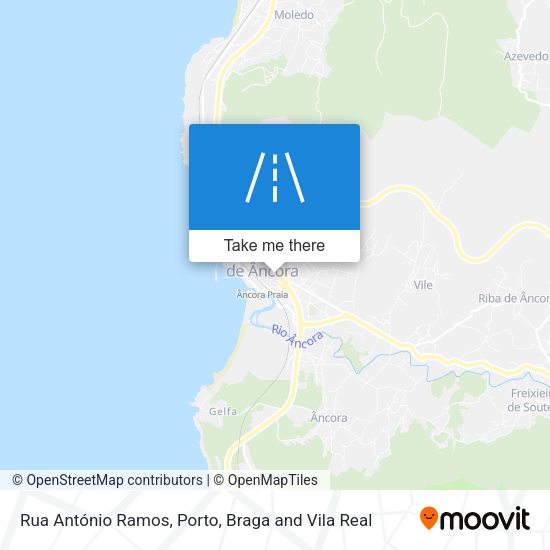 Rua António Ramos map