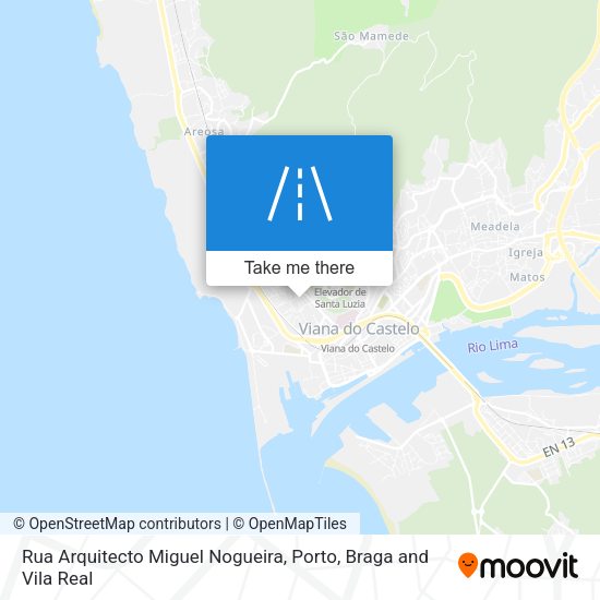 Rua Arquitecto Miguel Nogueira map