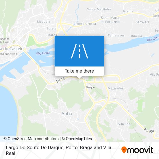 Largo Do Souto De Darque mapa