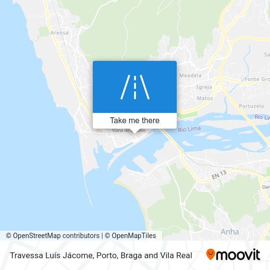 Travessa Luís Jácome mapa