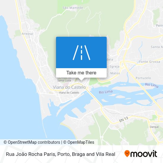 Rua João Rocha Paris mapa