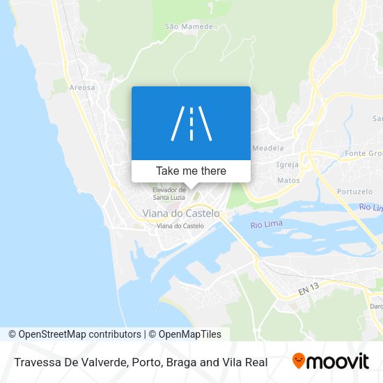 Travessa De Valverde mapa
