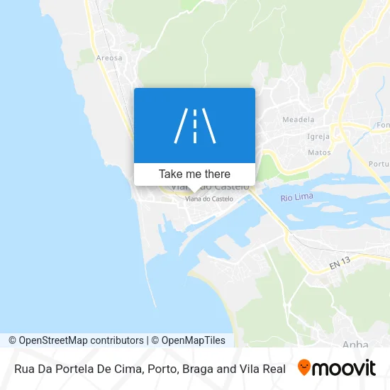 Rua Da Portela De Cima map