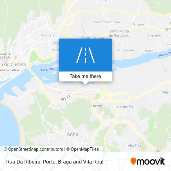 Rua Da Ribeira mapa
