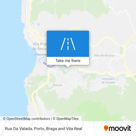 Rua Da Valada map