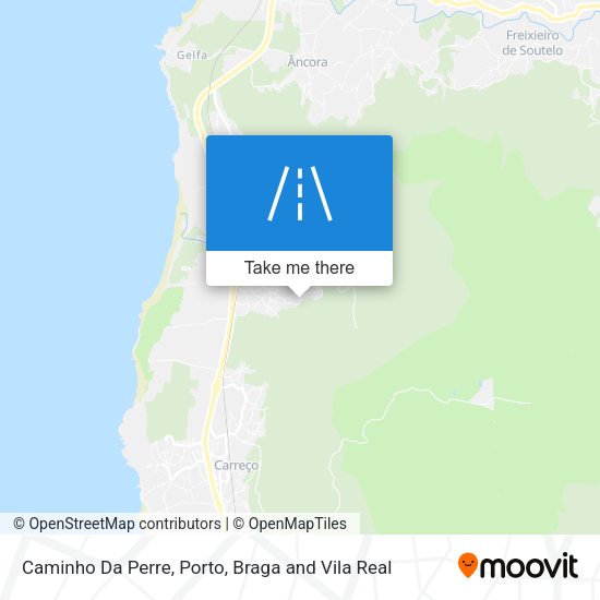 Caminho Da Perre mapa