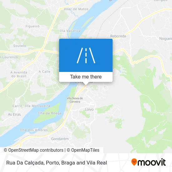 Rua Da Calçada map
