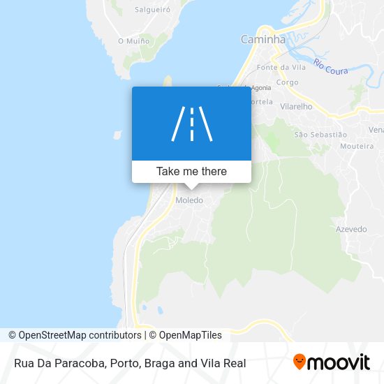 Rua Da Paracoba mapa