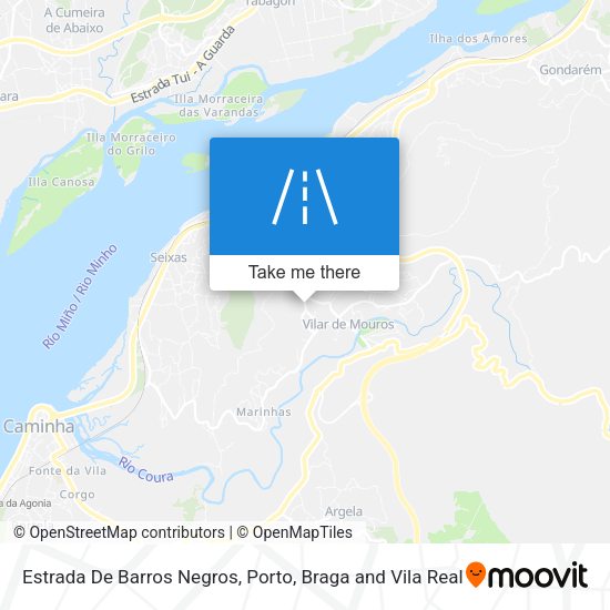 Estrada De Barros Negros map