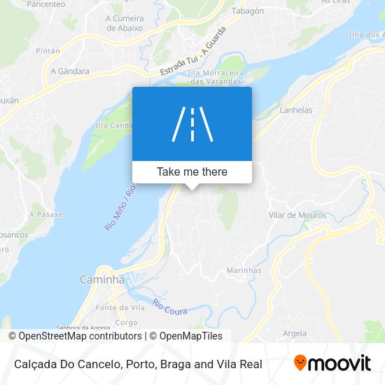 Calçada Do Cancelo map