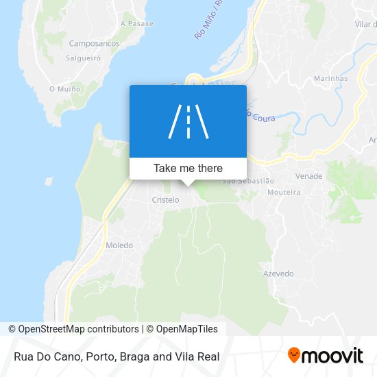 Rua Do Cano mapa