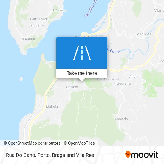 Rua Do Cano map