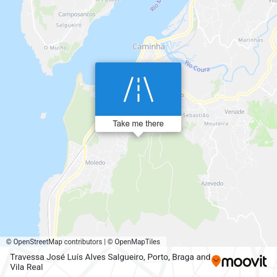 Travessa José Luís Alves Salgueiro mapa
