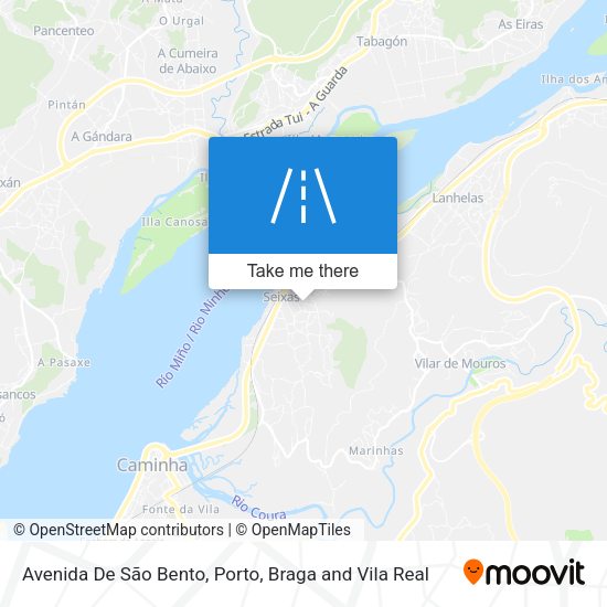 Avenida De São Bento mapa