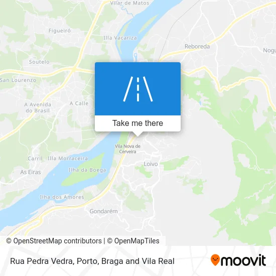 Rua Pedra Vedra map