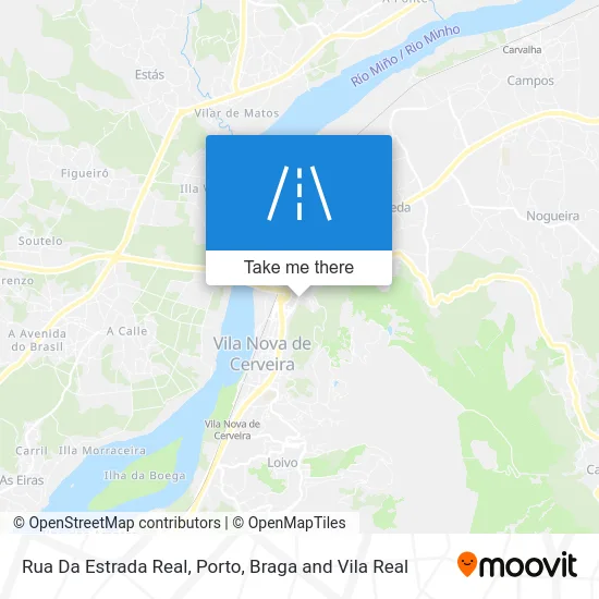 Rua Da Estrada Real map