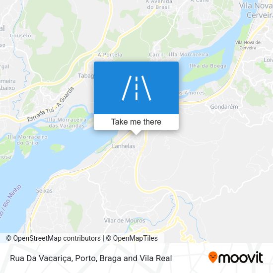 Rua Da Vacariça map