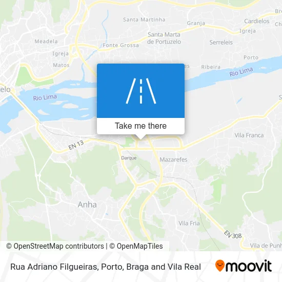 Rua Adriano Filgueiras mapa