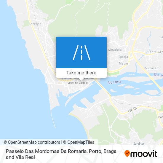 Passeio Das Mordomas Da Romaria map