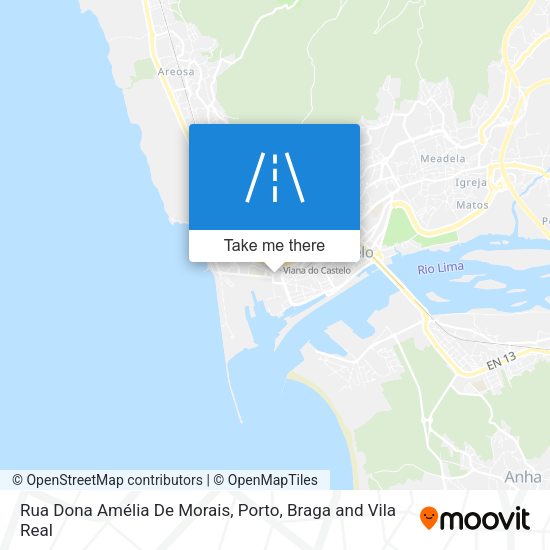 Rua Dona Amélia De Morais map