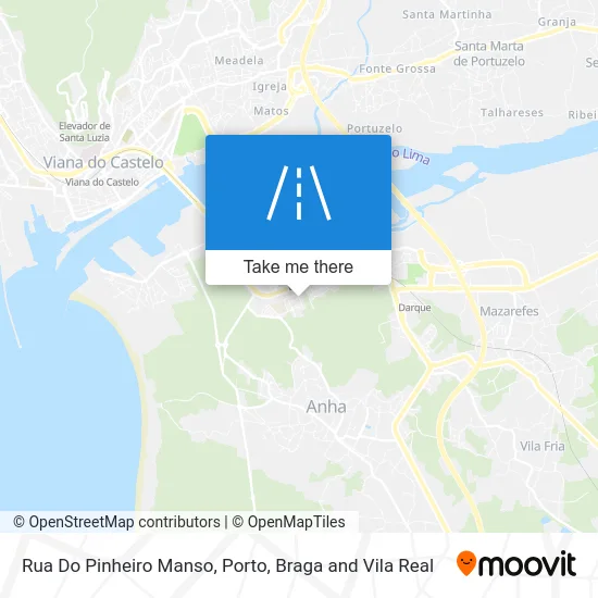 Rua Do Pinheiro Manso map