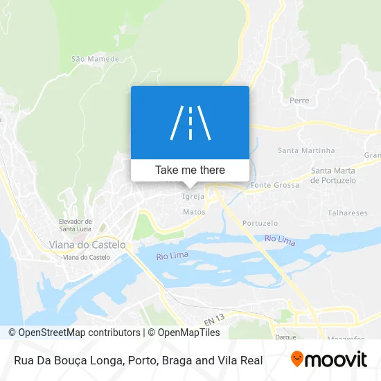 Rua Da Bouça Longa map