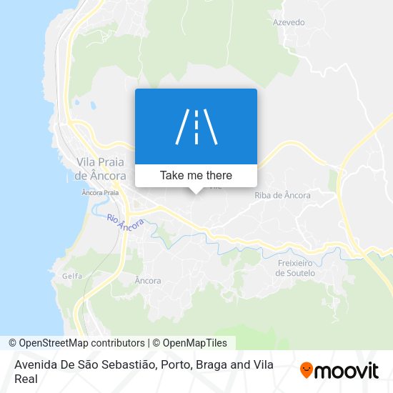 Avenida De São Sebastião mapa