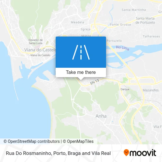 Rua Do Rosmaninho map